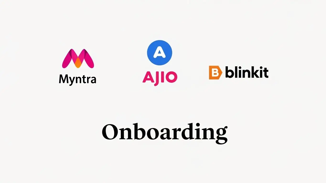 Myntra, AJIO & Blinkit Seller Onboarding Service